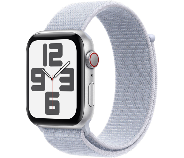 Apple Watch SE 2 44/Srebrne Aluminum/Błękitny Pasek LTE - 1278052 - zdjęcie